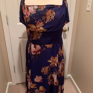 ASOS Size 24 Off Shoulder Maxi Dress
